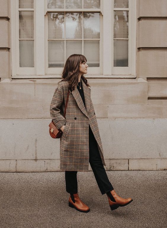 Stílusiskola: idén így viselj  kockás kabátokat -  -  - divat, kabát, kockás kabát, outfit, stílus, 