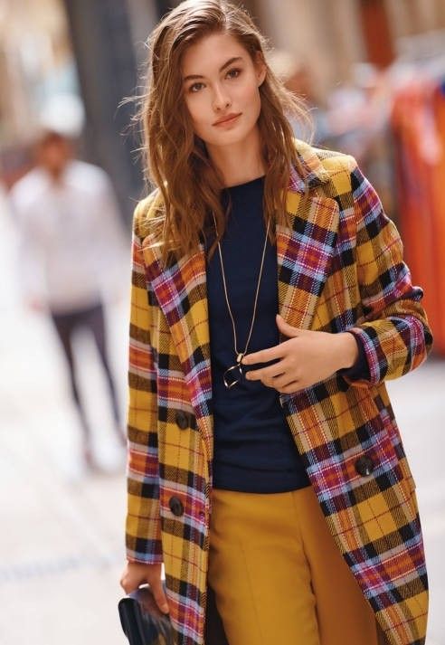 Stílusiskola: idén így viselj  kockás kabátokat -  -  - divat, kabát, kockás kabát, outfit, stílus, 
