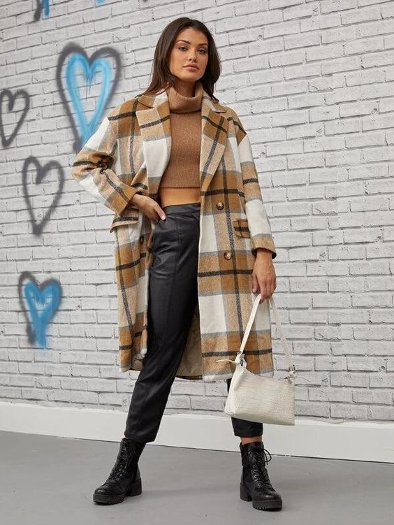 Stílusiskola: idén így viselj  kockás kabátokat -  -  - divat, kabát, kockás kabát, outfit, stílus, 