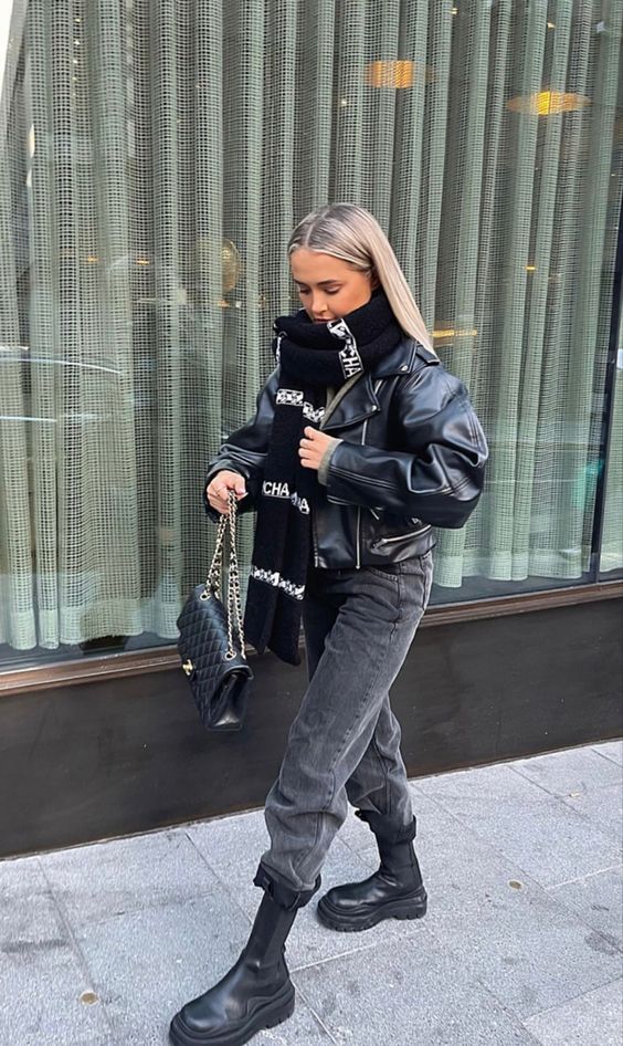 Stílusiskola: laza outfitek bőrdzsekivel -  -  - bőrdzseki, divat, outfit, stílus, 