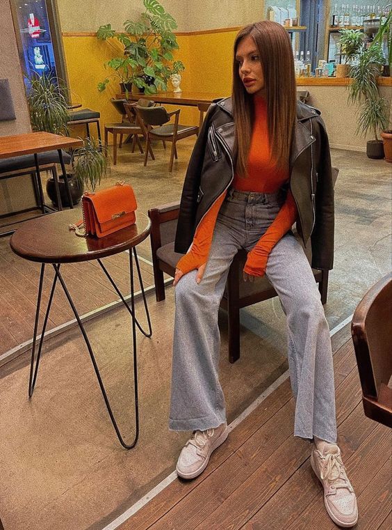 Stílusiskola: laza outfitek bőrdzsekivel -  -  - bőrdzseki, divat, outfit, stílus, 