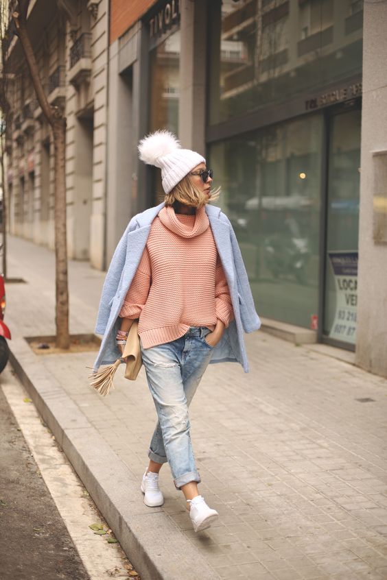 Stílusiskola: így viseld ősszel a babakék árnyalatot -  -  - babakék, divat, outfit, ősz, stílus, 