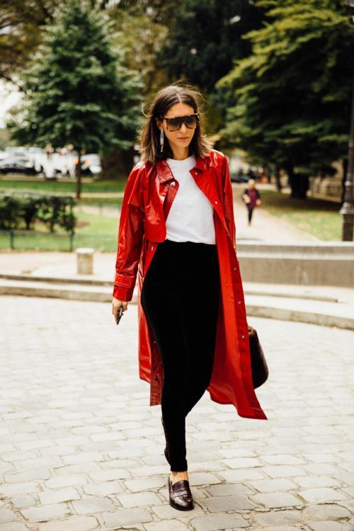 Stílusiskola: piros outfitek szürke hétküznapokra -  -  - divat, outfit, ősz, piros, stílus, 