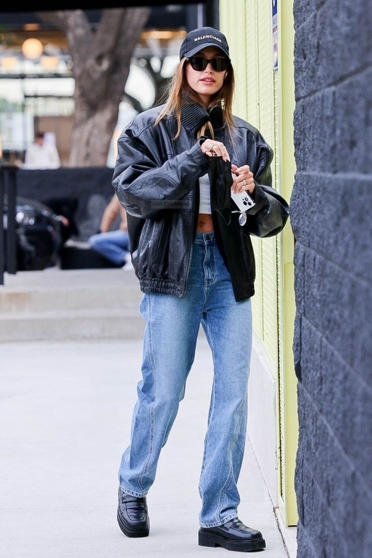 Stílusiskola: laza outfitek bőrdzsekivel -  -  - bőrdzseki, divat, outfit, ősz, stílus, 