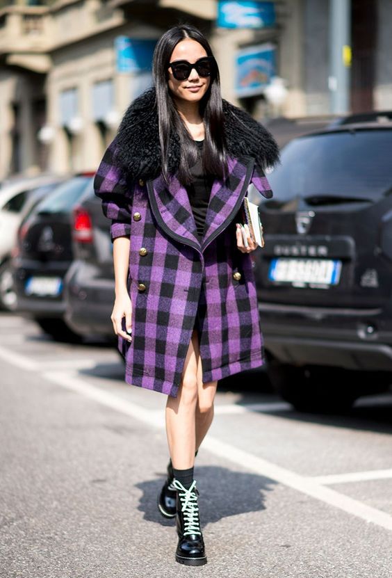 Stílusiskola: őszi outfitek lilával -  -  - divat, lila, outfit, ősz, stílus, 