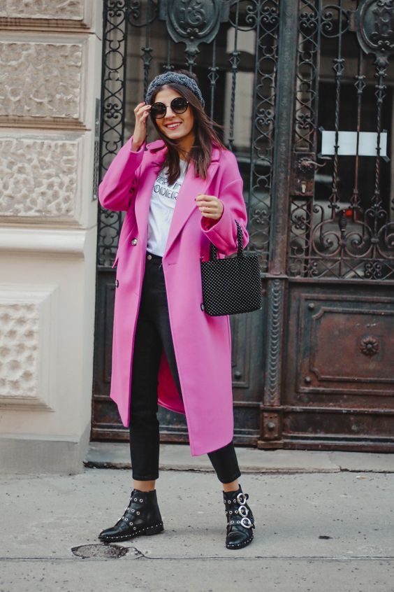 Stílusiskola: dobd fel a sötét téli napokat egy kis rózsaszínnel -  -  - divat, outfit, rózsaszín, stílus, tél, 