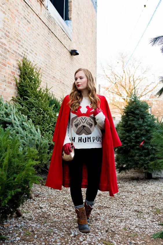 Stílusiskola: így viselj 'csúnya' karácsonyi pulcsikat -  -  - csúnya pulcsi, divat, outfit, pulcsi, stílus, 