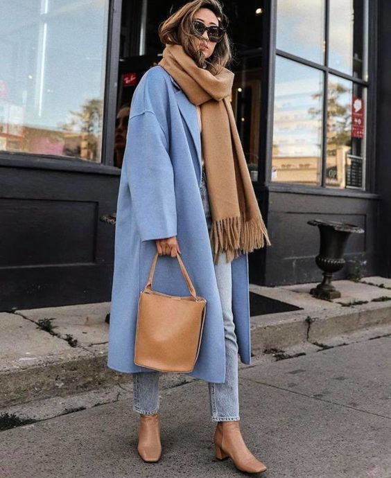 Stílusiskola: így viselj télen babakéket -  -  - babakék, divat, kék, outfit, stílus, tél, 