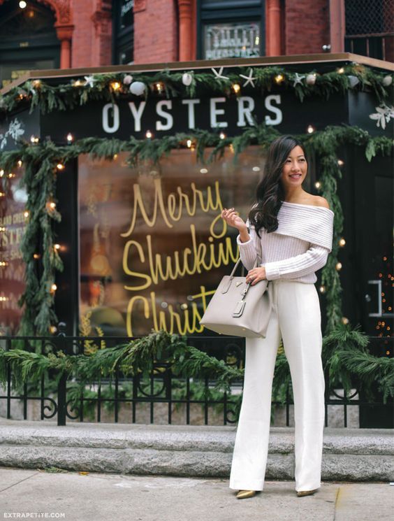 Stílusiskola: karácsonyi outfitek fehérrel -  -  - divat, fehér, karácsony, outfit, stílus, 