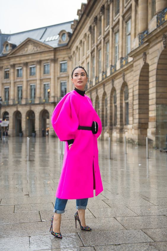 Stílusiskola: így viseld télen a fukszia színt -  -  - divat, fukszia, outfit, stílus, tél, 
