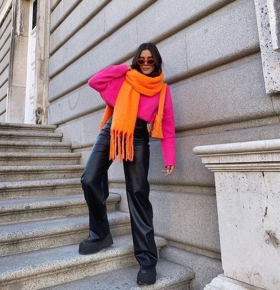 Stílusiskola: így viseld télen a fukszia színt -  -  - divat, fukszia, outfit, stílus, tél, 