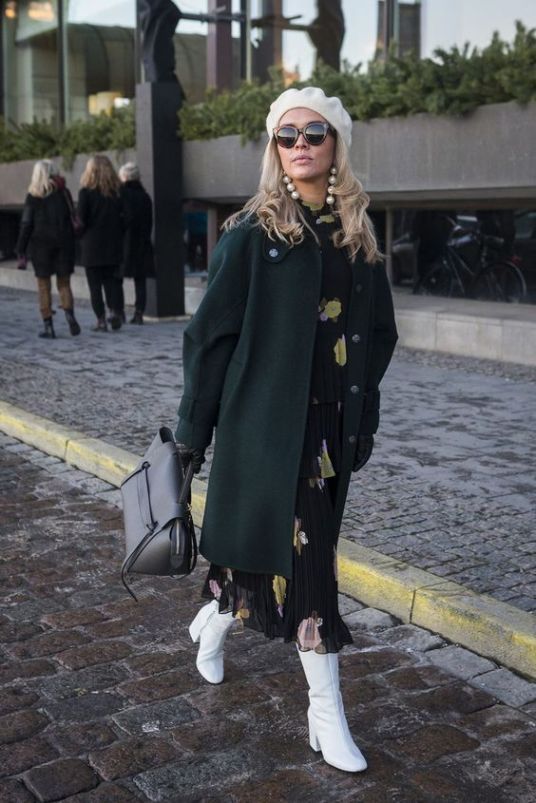 Stílusiskola: virágos ruhák a téli szezonra -  -  - divat, outfit, stílus, tél, virágos ruha, 