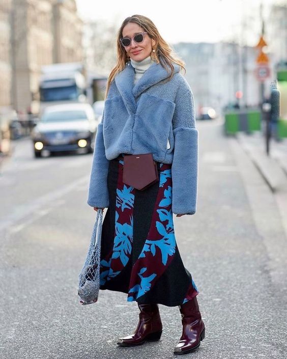 Stílusiskola: virágos ruhák a téli szezonra -  -  - divat, outfit, stílus, tél, virágos ruha, 