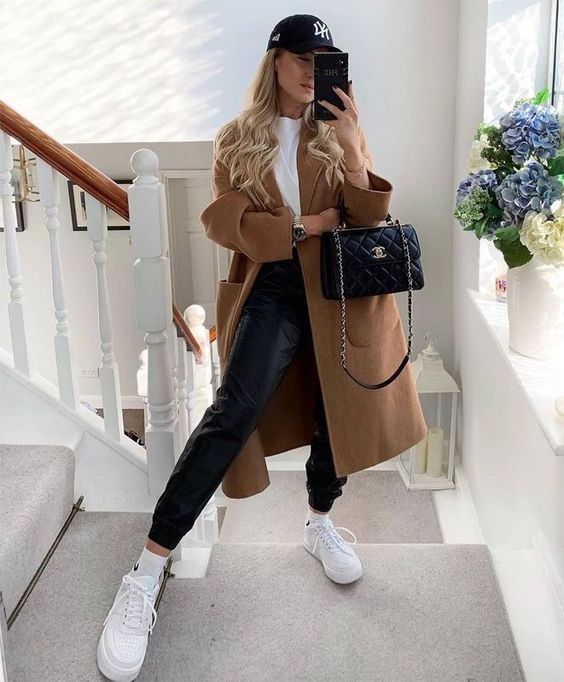 Stílusiskola: fekete, fehér és barna - ha biztosra akarsz menni -  -  - barna, divat, fehér, fekete, outfit, stílus, tél, 