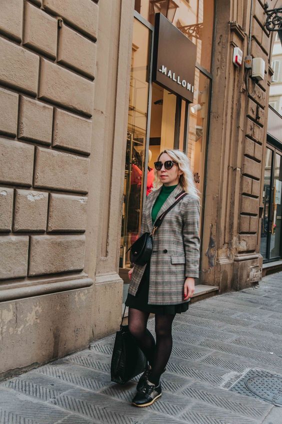 Stílusiskola: így viselj kockás blézereket -  -  - blézer, divat, kockás blézer, outfit, stílus, 