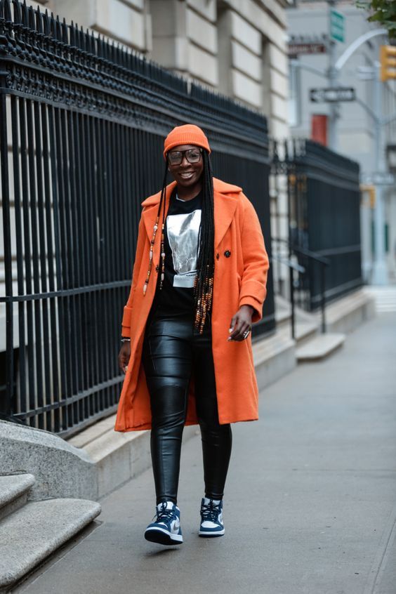 Stílusiskola: így viselj narancssárgát -  -  - divat, narancssárga, outfit, stílus, tél, 