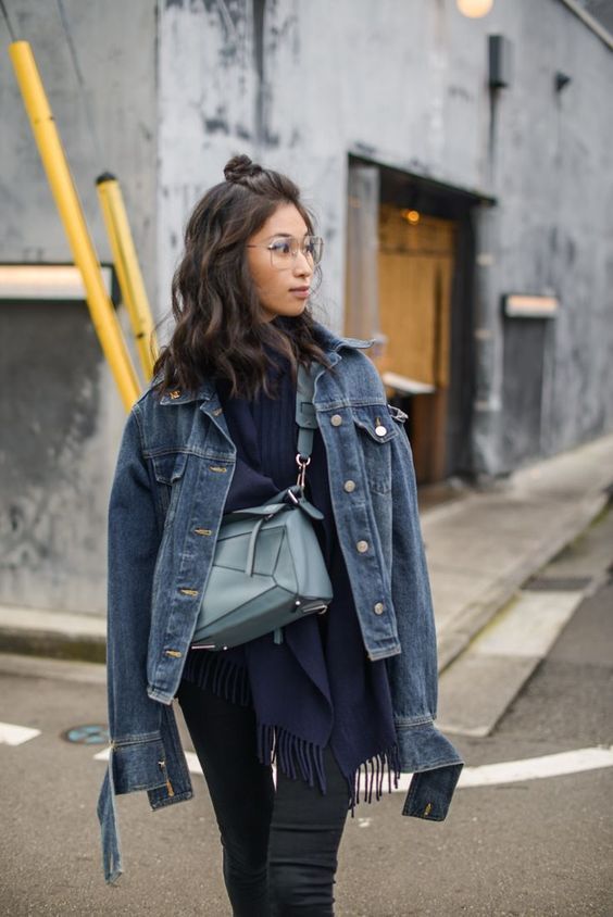 Stílusiskola: így viselj télen farmerdzsekiket -  -  - divat, farmerdzseki, outfit, stílus, 