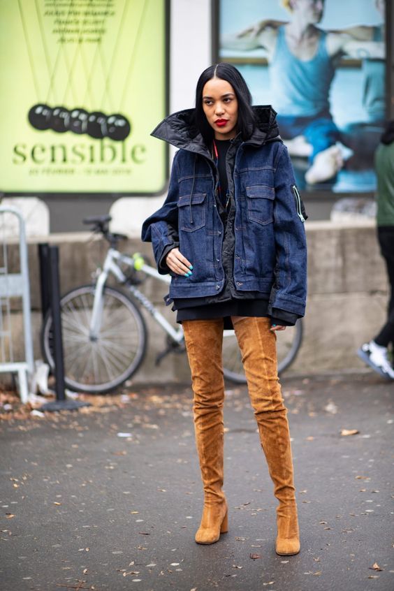 Stílusiskola: így viselj télen farmerdzsekiket -  -  - divat, farmerdzseki, outfit, stílus, 
