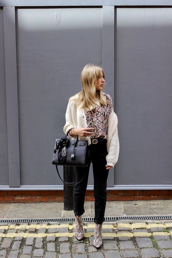 Stílusiskola: így viselj kígyóbőr mintás darabokat -  -  - divat, kígyóbőr, outfit, stílus, 