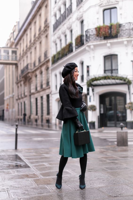 Stílusiskola: így viseld a méregzöld színt -  -  - divat, méregzöld, outfit, stílus, tél, 