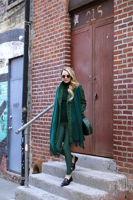 Stílusiskola: így viseld a méregzöld színt -  -  - divat, méregzöld, outfit, stílus, tél, 