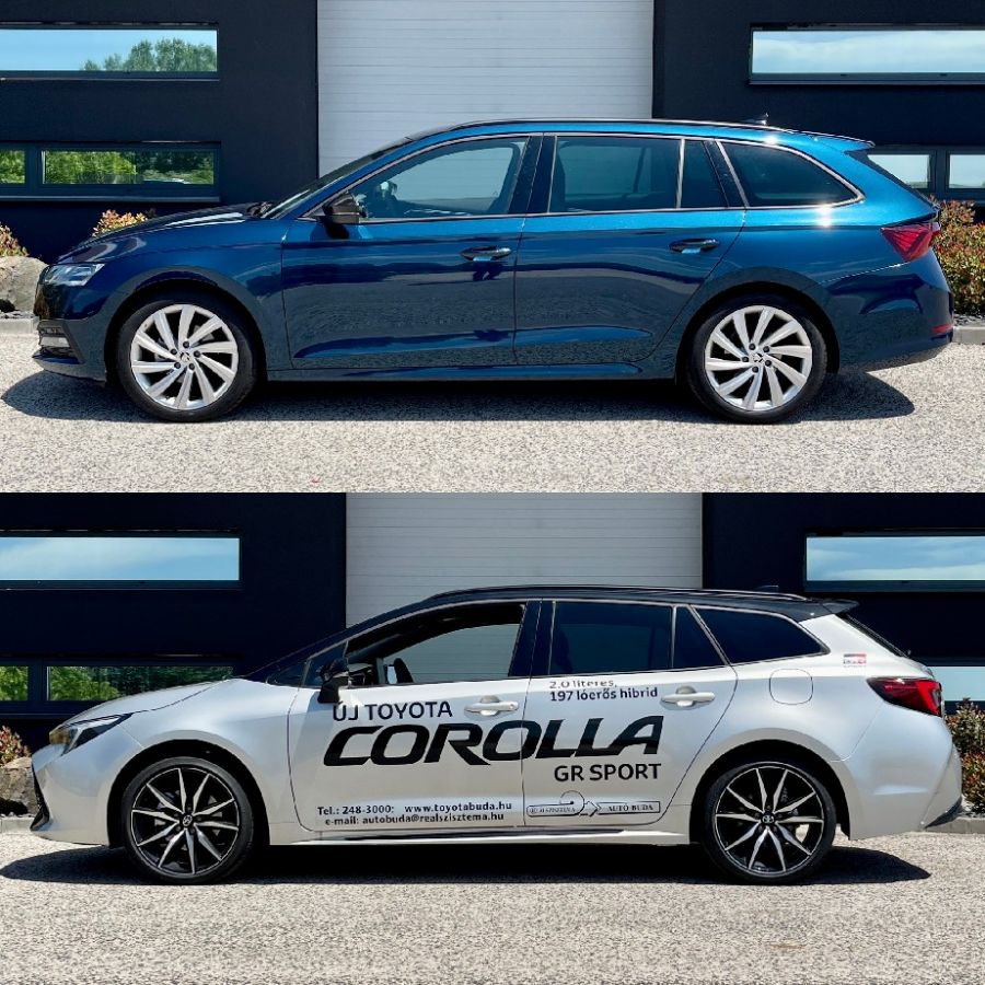 Sorvezetők – Skoda Octavia Combi 1.5 TSi e-Tech Style vs. Toyota Corolla Touring Sports 2.0 Hybrid GR Sport Dynamic összehasonlító teszt - Autó & Motor - MOBILITY - Corolla és Octavia összehasonlítása, Corolla összehasonlító teszt, Ocatvia Combi vc. Corolla Touring Sport, Octavia összehasonlító teszt, Octavia vs. Corolla, Skoda Octavia és Toyota Corolla összehasonlítás, Skoda Octavia Style 1.5 TSI eTech, Skoda vs. Toyota, Toyota Corolla 2.0 GR Sport Dynamic, 