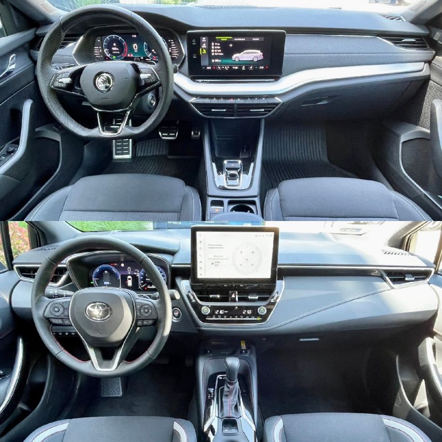 Sorvezetők – Skoda Octavia Combi 1.5 TSi e-Tech Style vs. Toyota Corolla Touring Sports 2.0 Hybrid GR Sport Dynamic összehasonlító teszt - Autó & Motor - MOBILITY - Corolla és Octavia összehasonlítása, Corolla összehasonlító teszt, Ocatvia Combi vc. Corolla Touring Sport, Octavia összehasonlító teszt, Octavia vs. Corolla, Skoda Octavia és Toyota Corolla összehasonlítás, Skoda Octavia Style 1.5 TSI eTech, Skoda vs. Toyota, Toyota Corolla 2.0 GR Sport Dynamic, 