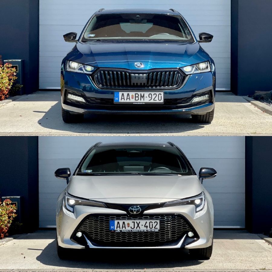 Sorvezetők – Skoda Octavia Combi 1.5 TSi e-Tech Style vs. Toyota Corolla Touring Sports 2.0 Hybrid GR Sport Dynamic összehasonlító teszt - Autó & Motor - MOBILITY - Corolla és Octavia összehasonlítása, Corolla összehasonlító teszt, Ocatvia Combi vc. Corolla Touring Sport, Octavia összehasonlító teszt, Octavia vs. Corolla, Skoda Octavia és Toyota Corolla összehasonlítás, Skoda Octavia Style 1.5 TSI eTech, Skoda vs. Toyota, Toyota Corolla 2.0 GR Sport Dynamic, 