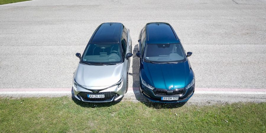 Sorvezetők – Skoda Octavia Combi 1.5 TSi e-Tech Style vs. Toyota Corolla Touring Sports 2.0 Hybrid GR Sport Dynamic összehasonlító teszt - Autó & Motor - MOBILITY - Corolla és Octavia összehasonlítása, Corolla összehasonlító teszt, Ocatvia Combi vc. Corolla Touring Sport, Octavia összehasonlító teszt, Octavia vs. Corolla, Skoda Octavia és Toyota Corolla összehasonlítás, Skoda Octavia Style 1.5 TSI eTech, Skoda vs. Toyota, Toyota Corolla 2.0 GR Sport Dynamic, 