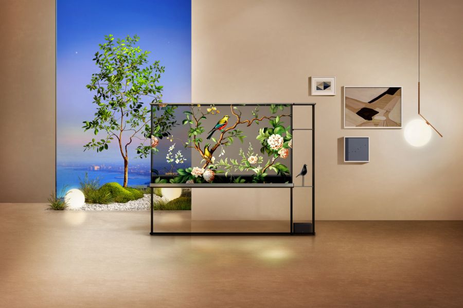A világ első átlátszó, vezeték nélküli OLED tévéjét mutatja be az LG Las Vegasban -  -  - átlátszó tv, ces, ces 2024, lg, lg oled tv, lg signature, lg tv, oled tv,