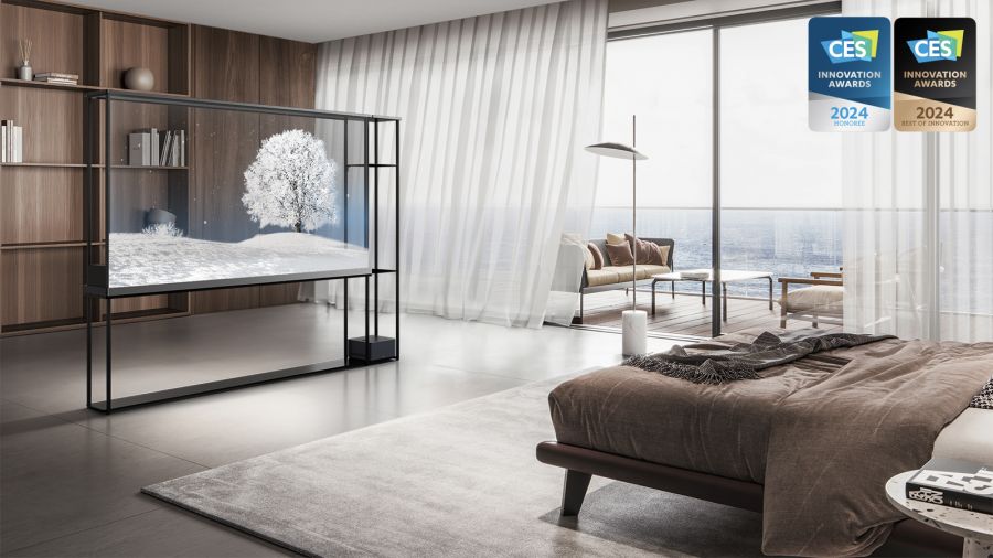 A világ első átlátszó, vezeték nélküli OLED tévéjét mutatja be az LG Las Vegasban -  -  - átlátszó tv, ces, ces 2024, lg, lg oled tv, lg signature, lg tv, oled tv,