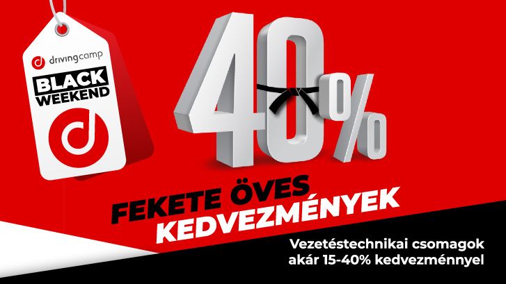 drivingcamp Black Weekend – A vezetési élmények új dimenziója - Autó & Motor - MOBILITY - ajándékutalv, black weekend, driving camp, vezetéstechnikai tréning,