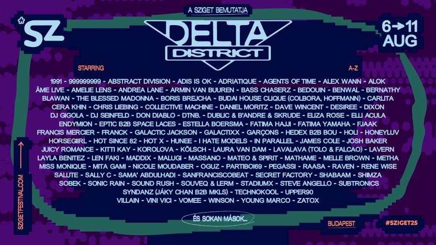 Az elektronikus partik epicentruma a Szigeten: bemutatkozik az új Delta District - Kikapcsoló - STYLENEWS - sziget 2025, sziget fesztivál, 