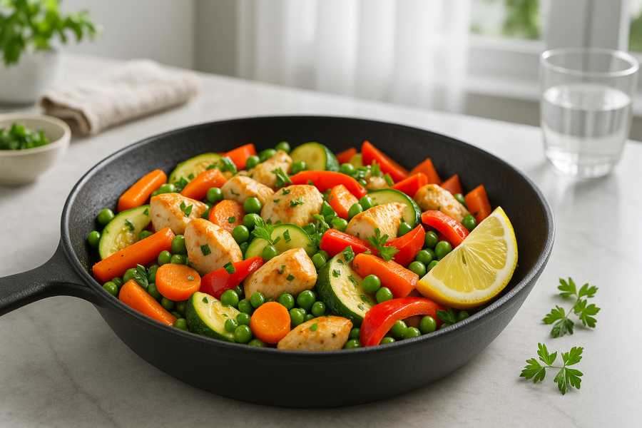 Könnyű, mint a tavaszi szellő – Egészséges ebéd 20 perc alatt - STYLELIFE -  - csirke, cukkini, egészséges ebéd, könnyű étel, 