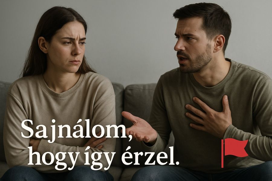 'Sajnálom, hogy így érzel.' - Mondatok, melyek óriási red flagek egy kapcsolatban - ÉLETÉRZÉS - Mindent egymásért - gaslighting, manipuláció,