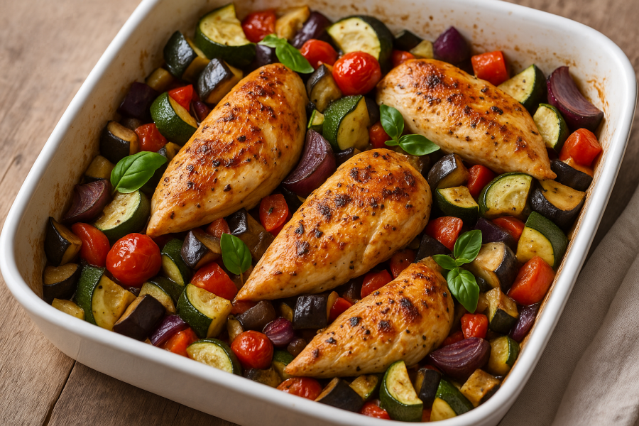 Könnyű mediterrán csirkés zöldségtál – ha valami egészségesre és gyorsra vágysz - STYLELIFE -  - vacsora, vacsora ötletek, 