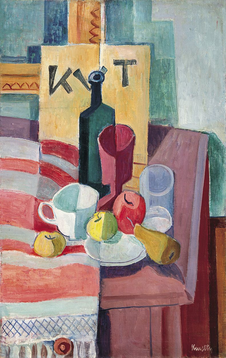 Berény Róbert főműve 38 millió forintért, Tihanyi Lajos legkiemelkedőbb absztraktja 12 millió forintért kelt el a Virág Judit Galéria aukcióján   - STYLENEWS -  -  Kmetty János, Berény Róbert Árnyék és Olympia, festmények, Scheiber Hugó, styleart, 