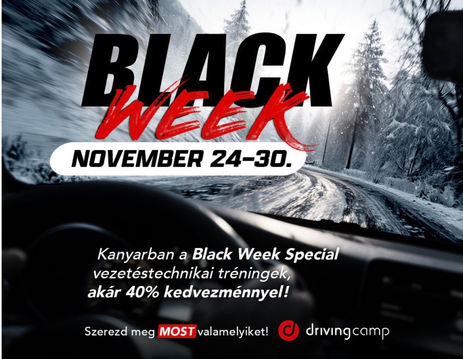 Black Weekend a Drivingcampen: kedvezményes tréningek a téli szezonra - STYLENEWS -  - 