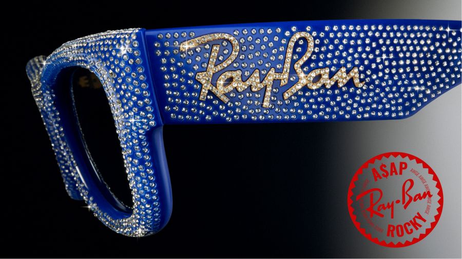 KRISTÁLYOK – EXTRAVAGÁNS FORMA -HIGH-FASHION ENERGIÁK - ÉN -  - A%24AP ROCKY, kultikus napszemüveg, Ray ban, 