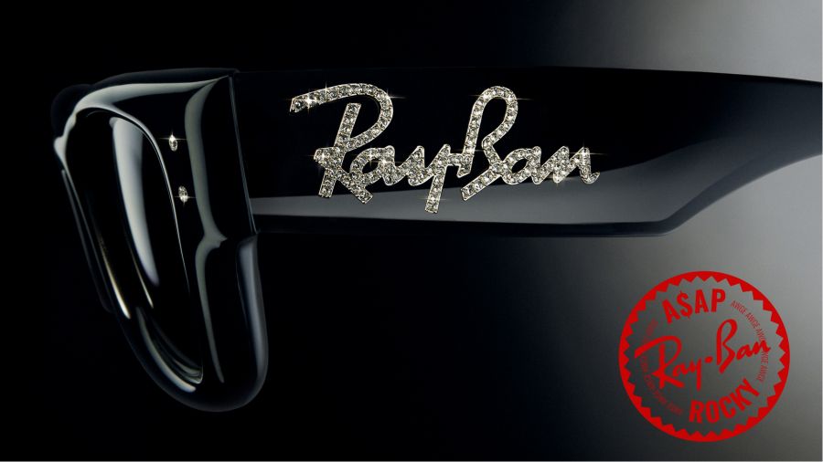 KRISTÁLYOK – EXTRAVAGÁNS FORMA -HIGH-FASHION ENERGIÁK - ÉN -  - A%24AP ROCKY, kultikus napszemüveg, Ray ban, 