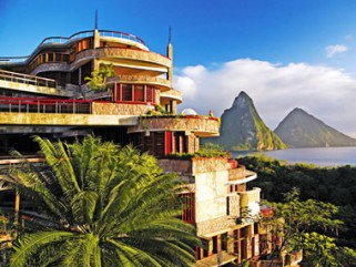 St. Lucia - Jade Mountain - Utazás -  - Jade Mountain, luxus, St. Lucia, szálloda, 