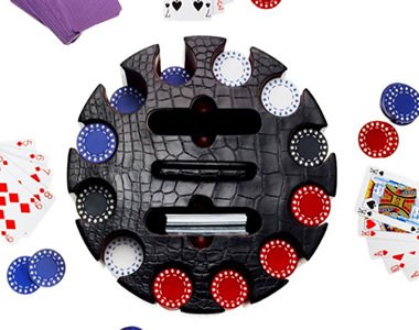 Az Asprey krokodilbőrből készült pókerkészlete -  -  - krokodilbőr, luxlife, luxus, Poker, pókerkészlet, 