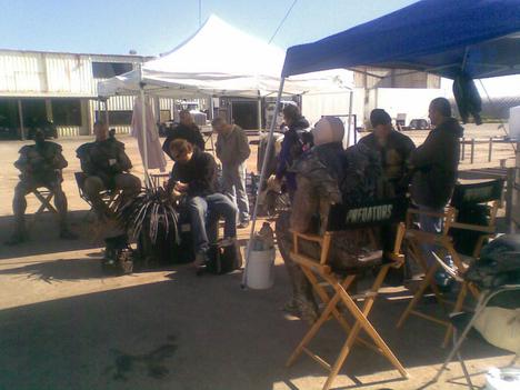 Képek a Predators forgatásáról -  -  - adrien brody, Antal Nimród, film, Mahershalalhashbaz Ali, predator, predators, ragadozó, sci fi, 