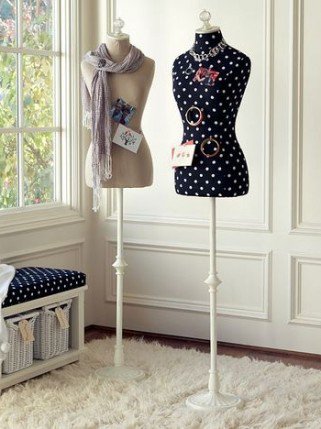 Manöken, mint dekorelem -  -  - dekorelem, lakberendezés, Manöken, 