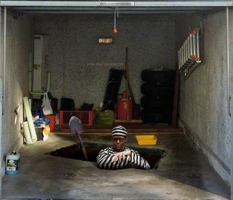 Villantson garázsajtó-matricával -  -  - garázsajtó, matrica, 