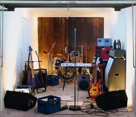 Villantson garázsajtó-matricával -  -  - garázsajtó, matrica, 