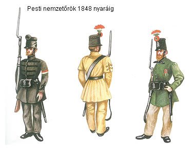 A szabadságharc egyenruhái I. rész: a Nemzetőrség - Divathírek -  - 1848, egyenruha, honvéd, katona, nemzetőr, szabadságharc, 