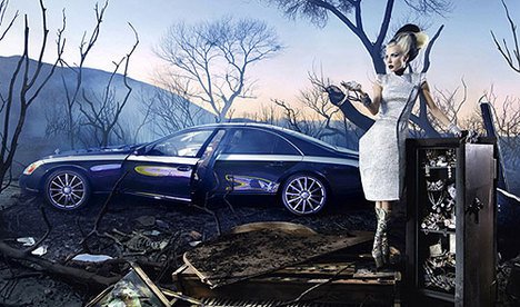 Maybach fotózás videón -  -  - David LaChapelle, LaChapelle, Maybach, 