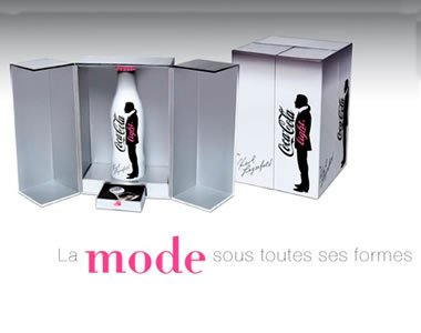 Karl Lagerfeld: Coca-Cola Light - Divathírek -  - coca-cola light, Karl lagerfield, 