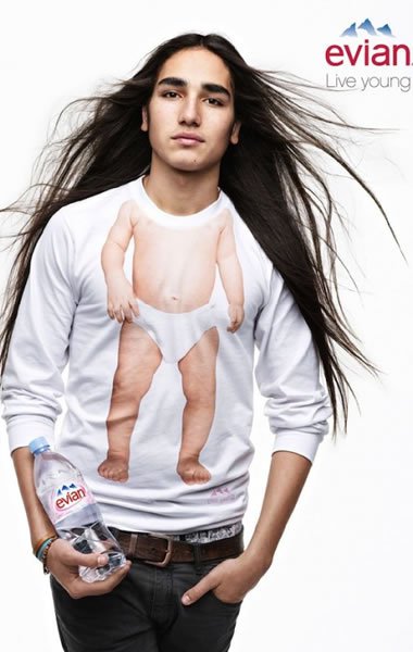Evian Live Young -  -  - evian, kampány, reklám, 